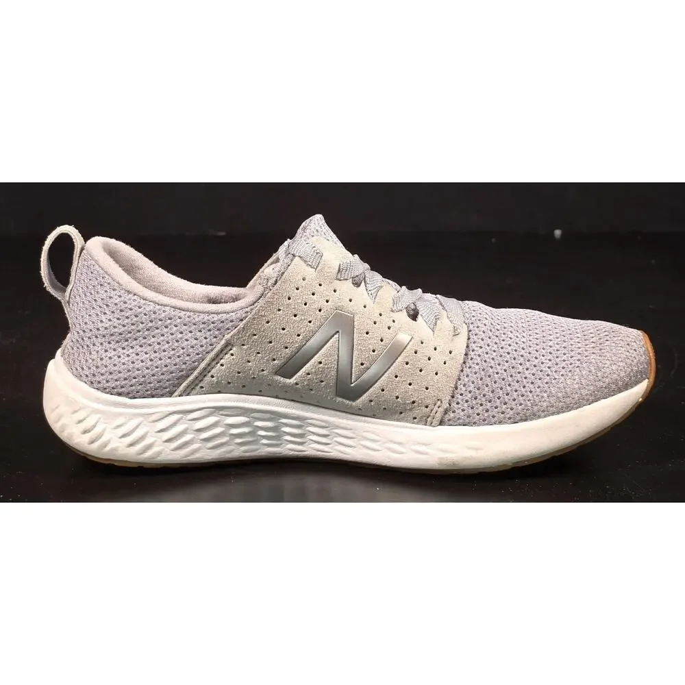 New Balance Women's Fresh Foam Sport Low-Top Grey Running Shoes Size 8 WSPTLG1